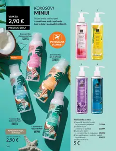 Avon katalog akcije – veljaven od 01.06.2026 | Stran: 166 | Izdelki: Tekoče milo, Sampon, Balzam za lase, Voda