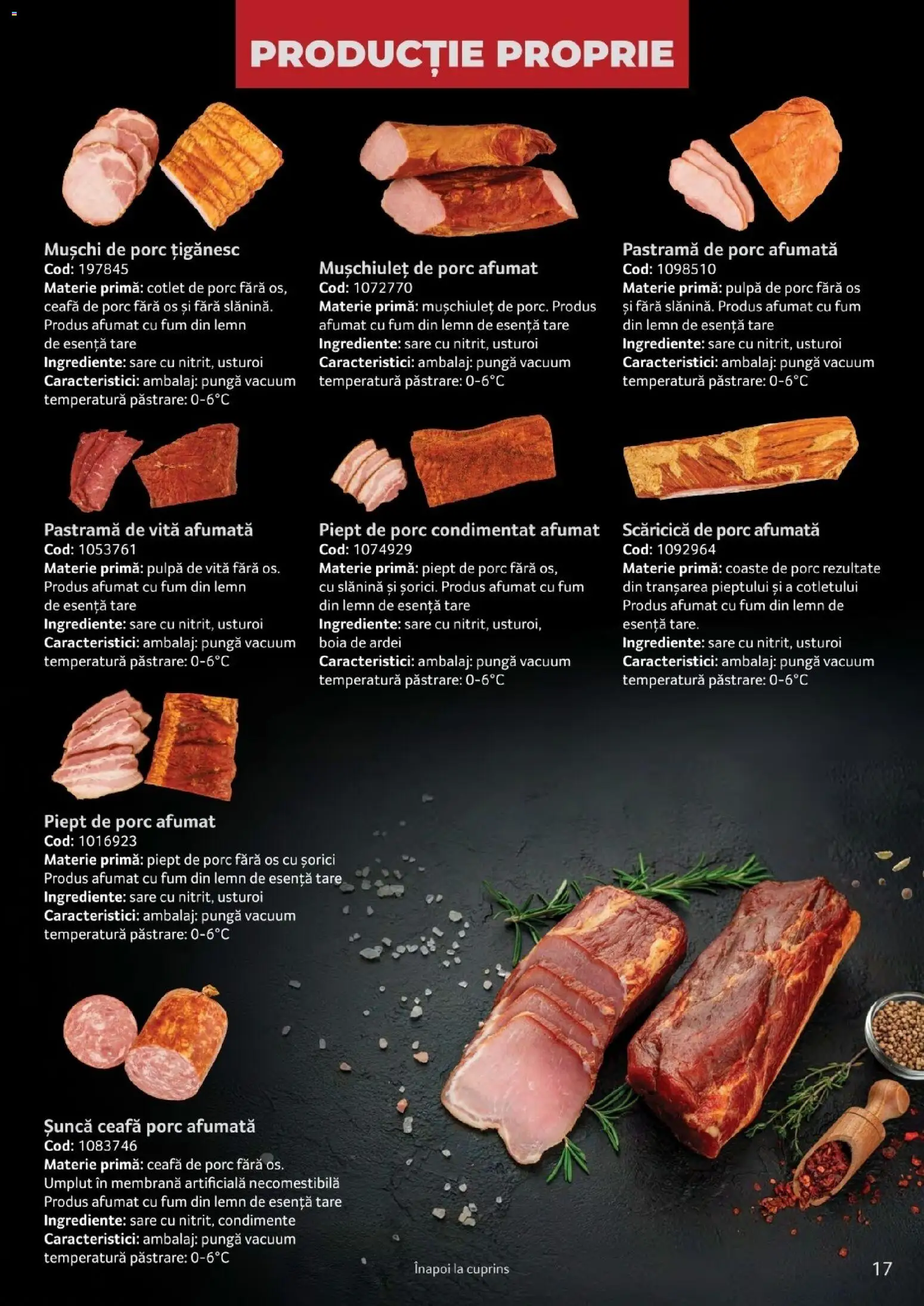 Noul catalog Selgros – valabil de la 25.03.2026 | Pagină: 17 | Produse: Pulpă de vită, Mușchi, Condimente, Sare