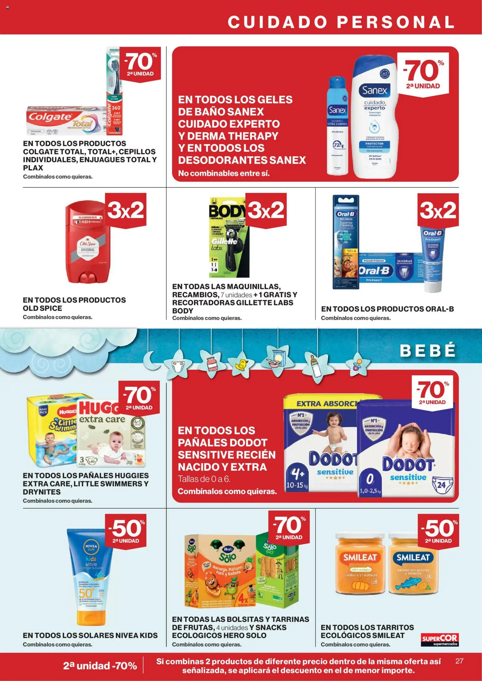 Supercor Canarias │ válido desde el 30/07/2026 | Página: 27 | Productos: Calabacín, Πράσινο τσάι, Body, Baño