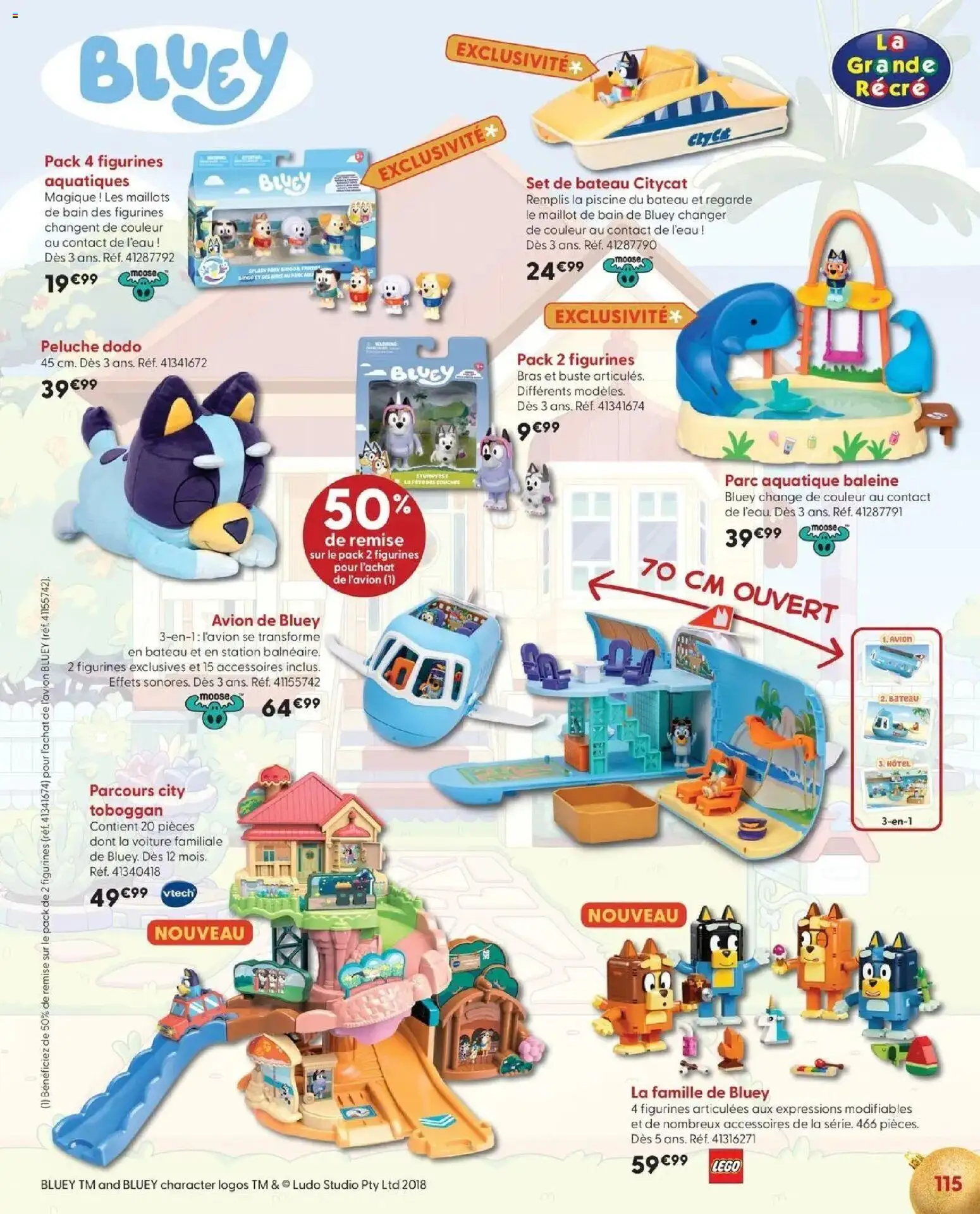 La Grande Récré - LE NOËL DE TOUTES LES PASSIONS à partir du 14/10/2026 - promo en ligne | Page: 115 | Produits: Couches, Toboggan, Piscine, Dodo