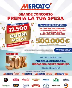 Anteprima del volantino Mercatò volantino valido a partire dal 04.06.2026