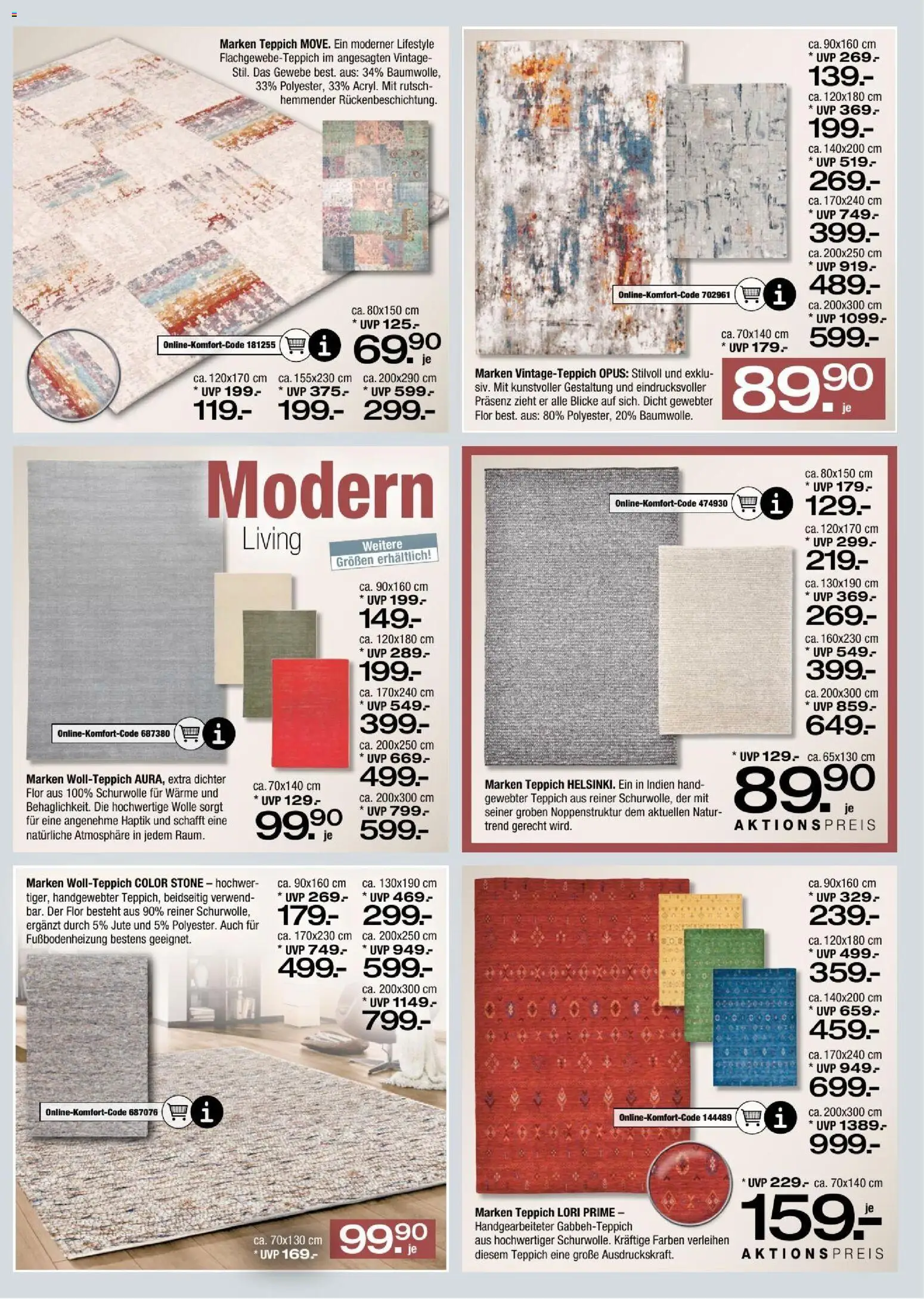 Ostermann - Küchen neu erleben! – gültig ab 23.07.2026 | Seite: 17 | Produkte: Teppich