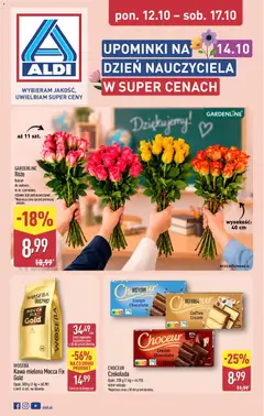 Pogląd oferty "Aldi gazetka - Dzień nauczyciela" - ważna od 12.10.2026