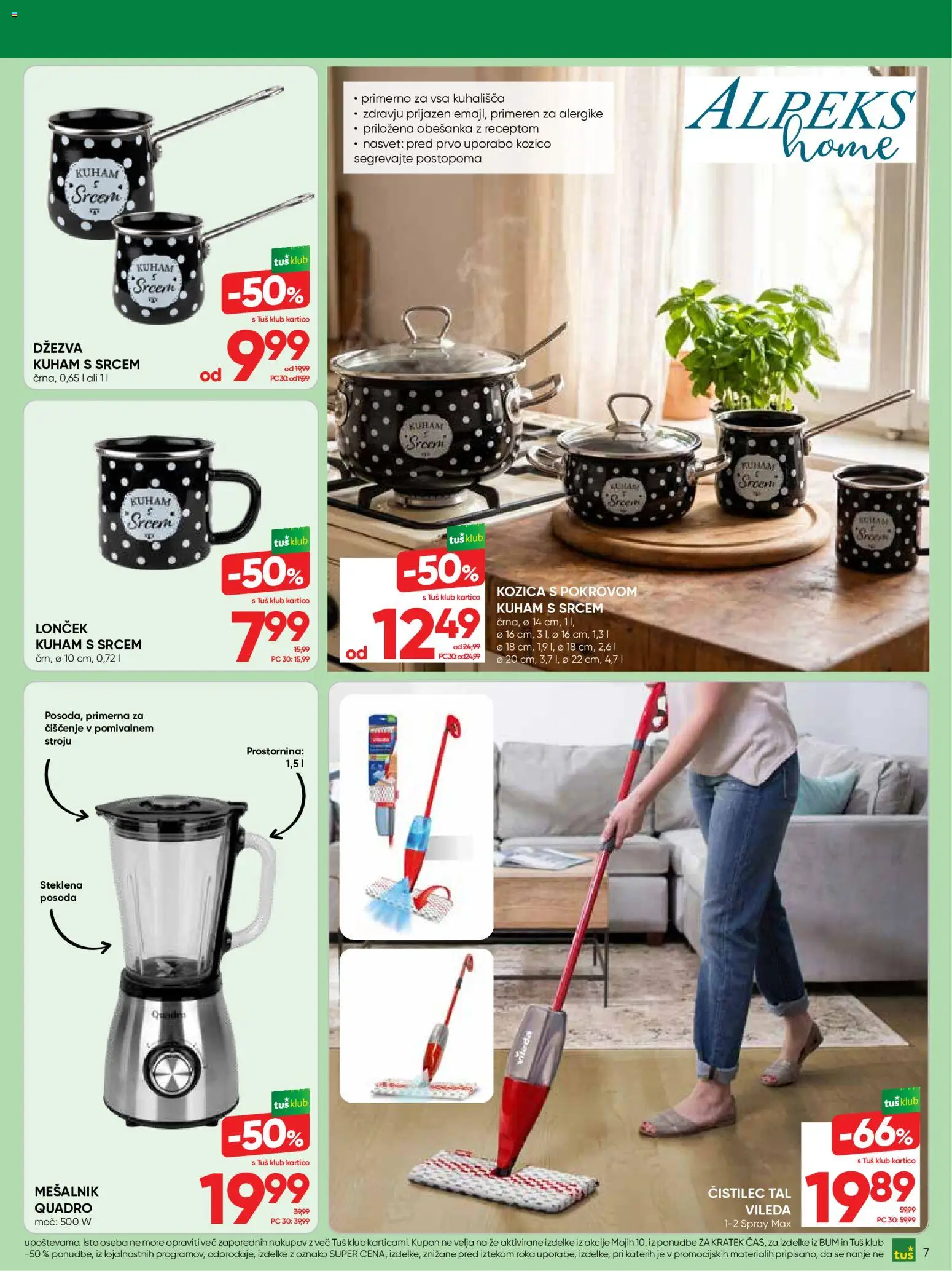 Novi Tuš katalog ponudbe – veljaven od 02.09.2026 | Stran: 7 | Izdelki: Mesalnik
