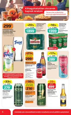Auchan Kihagyhatatlan ziccerek bajnok árakon - amely érvényes a következő dátumtól: 2026.07.09. | Oldal: 6