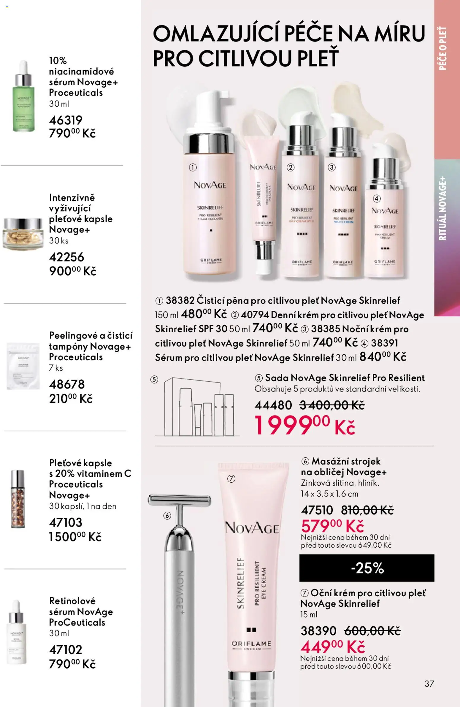 Oriflame katalog č. 05/2026 od 25.03.2026 | Strana: 37 | Produkty: Sérum, Kapsle, Krém, Tampony