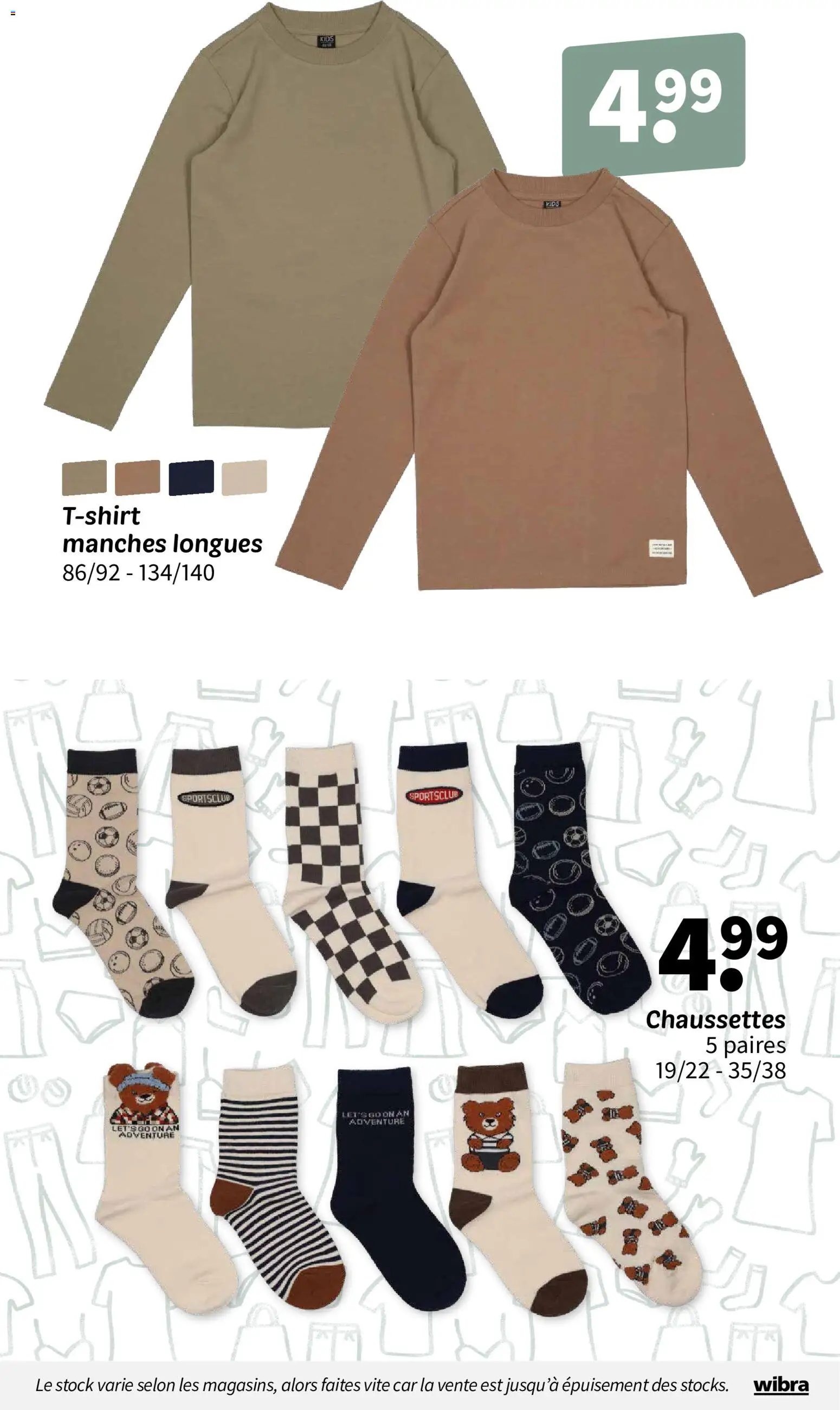 {H1} | Page: 18 | Produits: Chaussettes