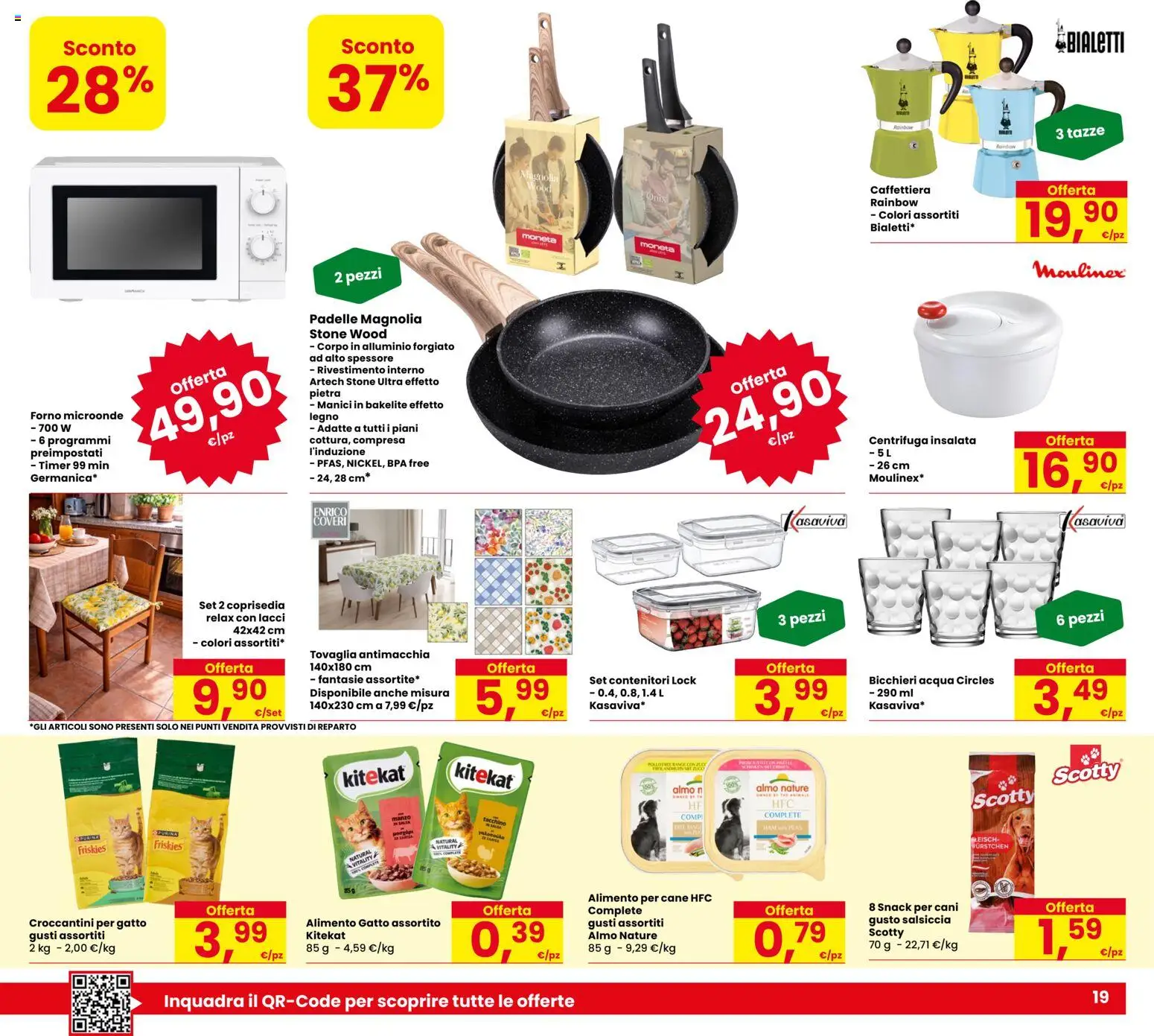 Volantino Eurospar del 28.05.2026 | Pagina: 19 | Prodotti: Centrifuga, Salsiccia, Forno, Coprisedia