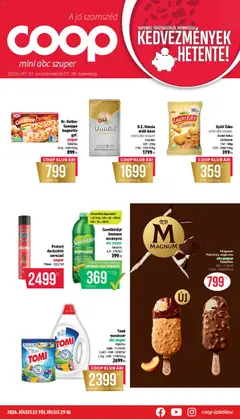 COOP - Mini & Abc & Szuper / Nyírzem - amely érvényes a következő dátumtól: 2026.07.23.