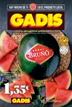 Vista previa Gadis folleto válido desde el 30/07/2026