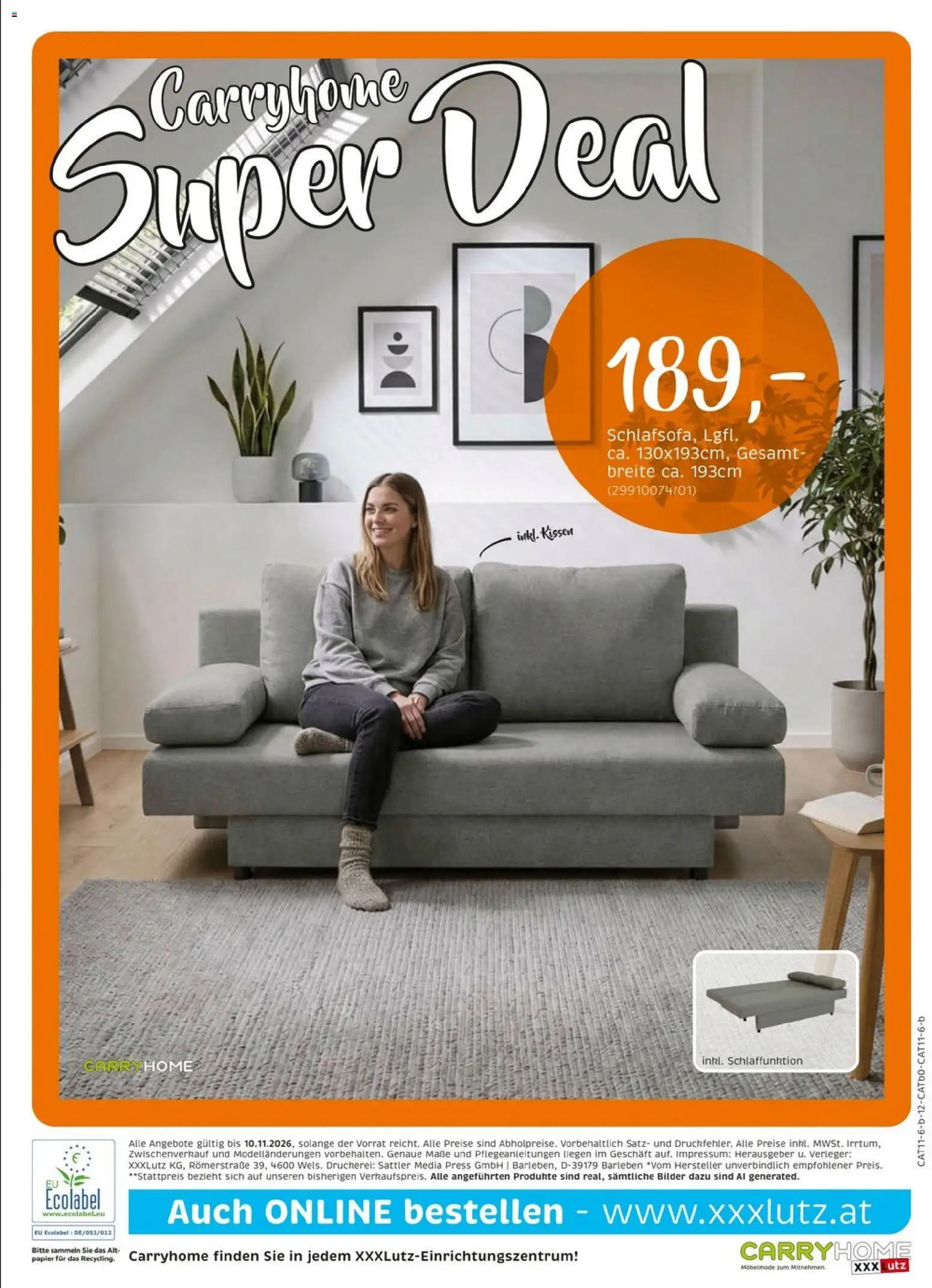 XXXLutz CARRY HOME gültig ab 27.10.2026 | Seite: 11 | Produkte: Kissen