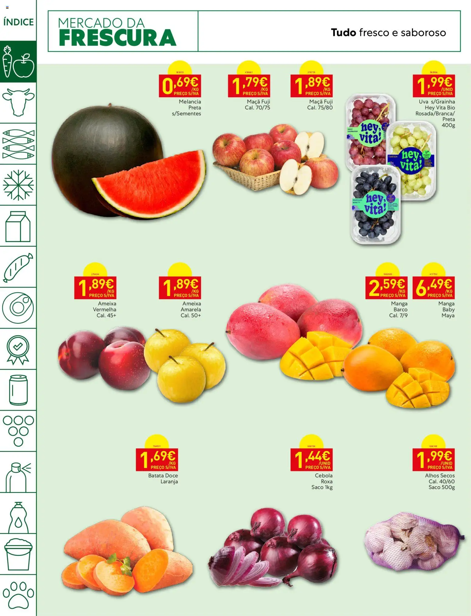 Recheio folheto Madeira │ válido de 01/09/2026 | Página: 2 | Produtos: Batata, Manga, Saco, Alhos