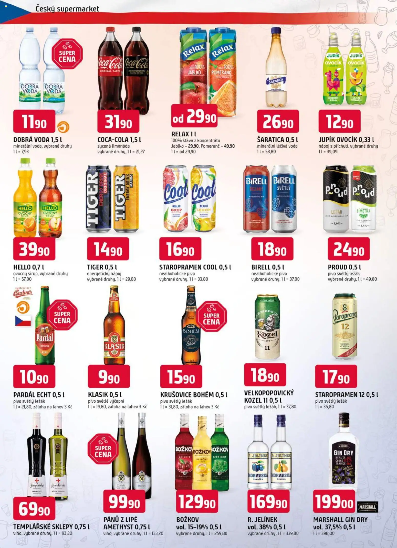 Trefa leták od 15.07.2026 | Strana: 10 | Produkty: Dobrá voda, Pardál, Sirup, Kozel 11