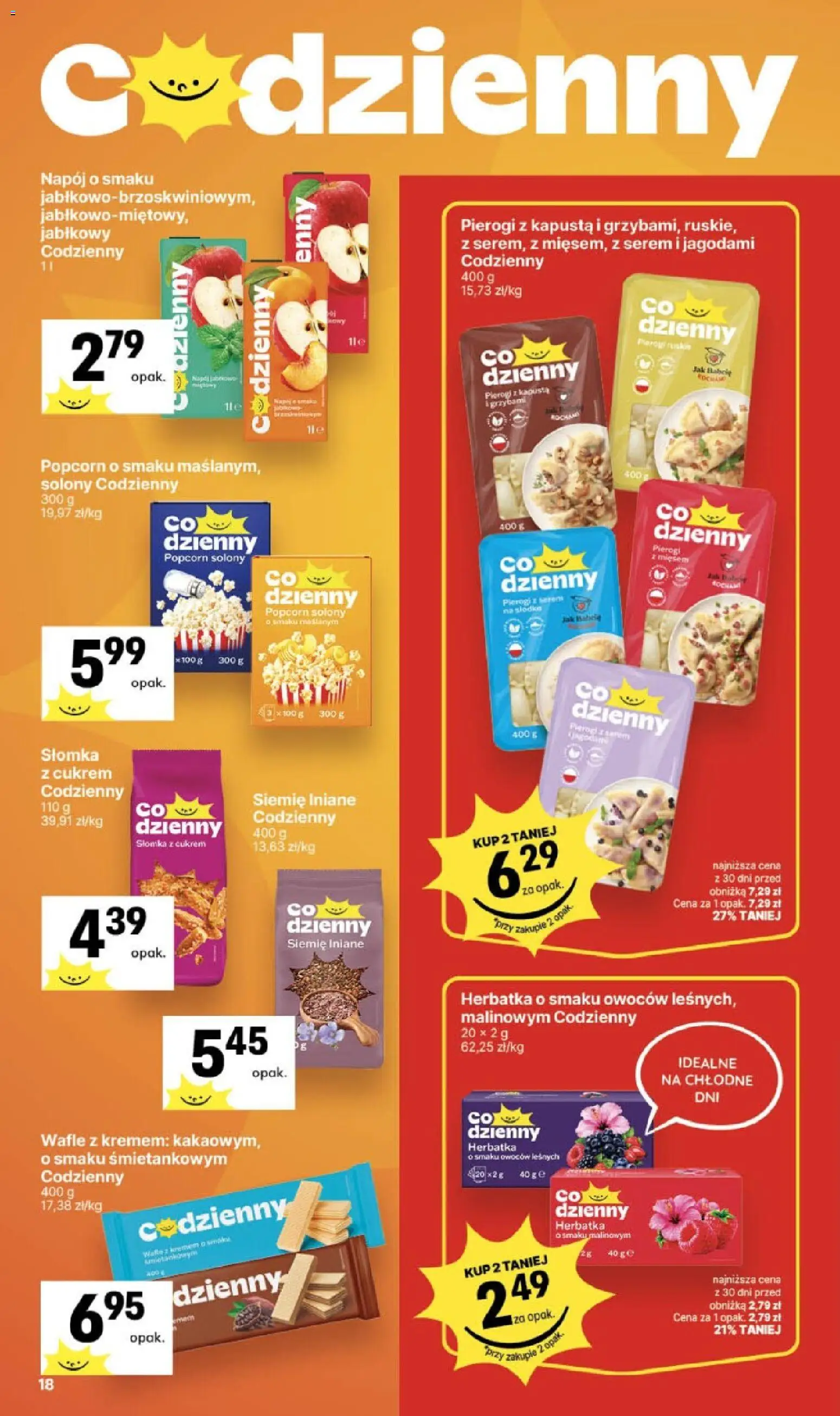 Delikatesy Centrum Black Weeks od 29.10.2026 | Strona: 18 | Produkty: Kapusta, Serem, Wafle, Popcorn