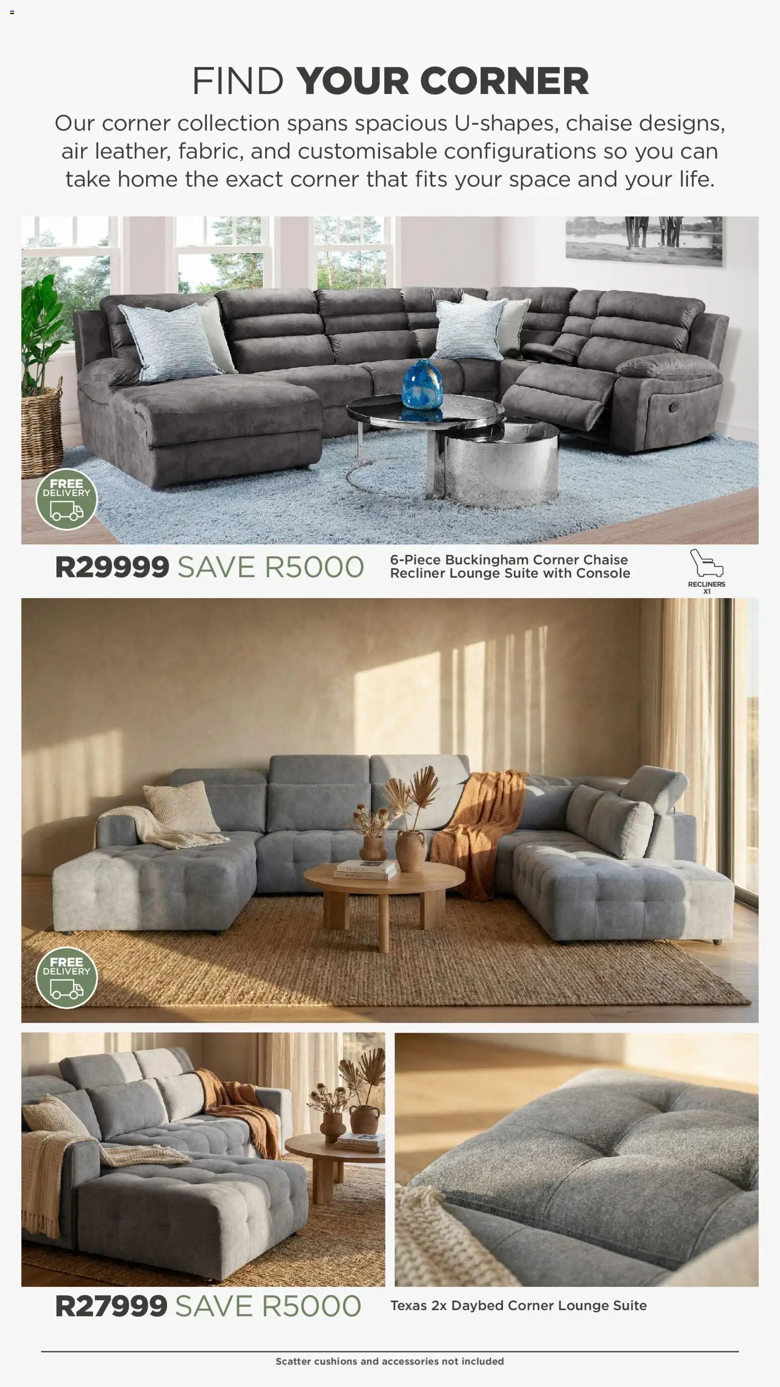 New House and Home catalogue – valid from 13.04.2026 | Page: 6 | Products: Lounge suite, Chaise