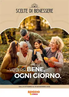 Anteprima del volantino Spazio Conad volantino Scelte di Benessere valido a partire dal 21/10/2026