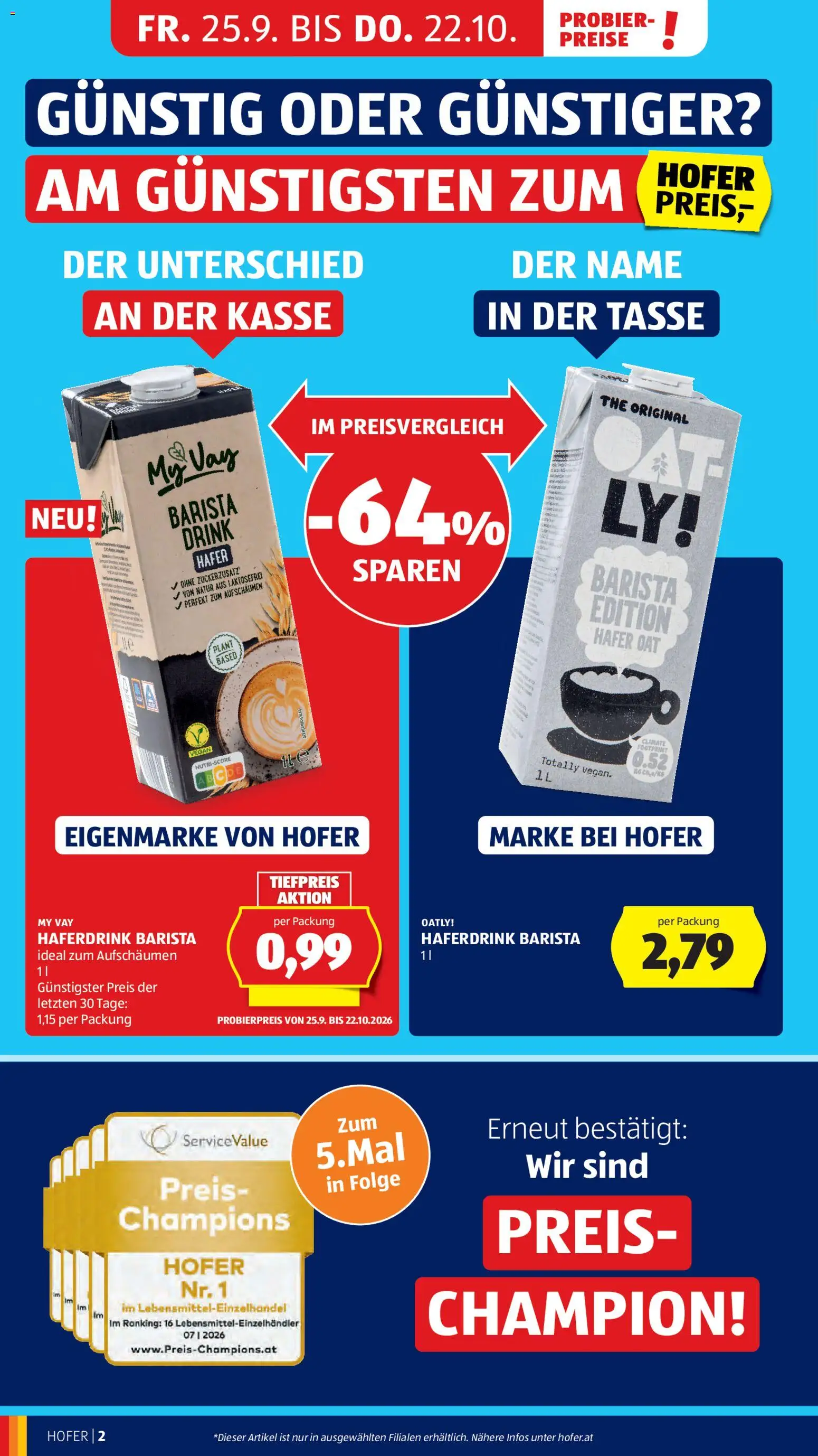 Hofer Flugblatt gültig ab 25.09.2026 | Seite: 8