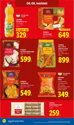 Lidl akciós újság - amely érvényes a következő dátumtól: 04.06.2026 | Oldal: 78 | Termékek: Ice tea, Csicseriborsó, Lencse, Tea