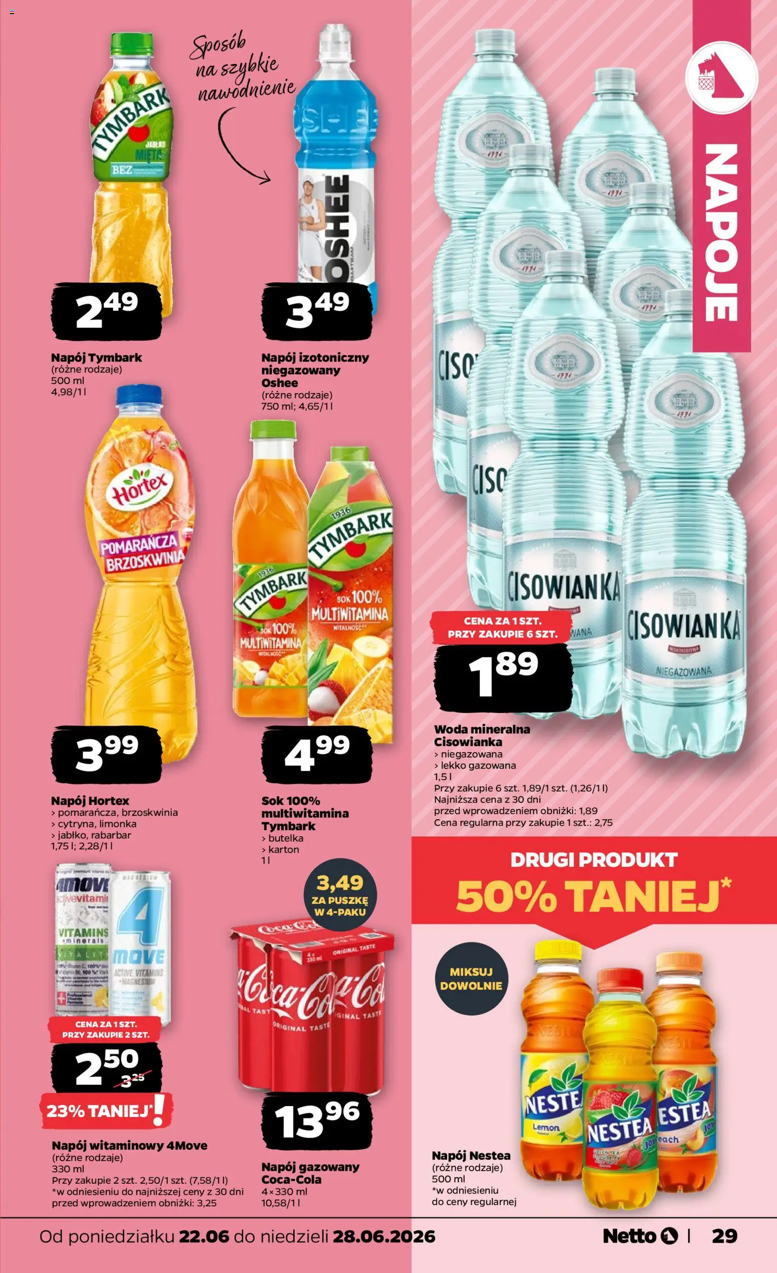 Netto gazetka od poniedziałku spożywcza od 22.06.2026 | Strona: 29