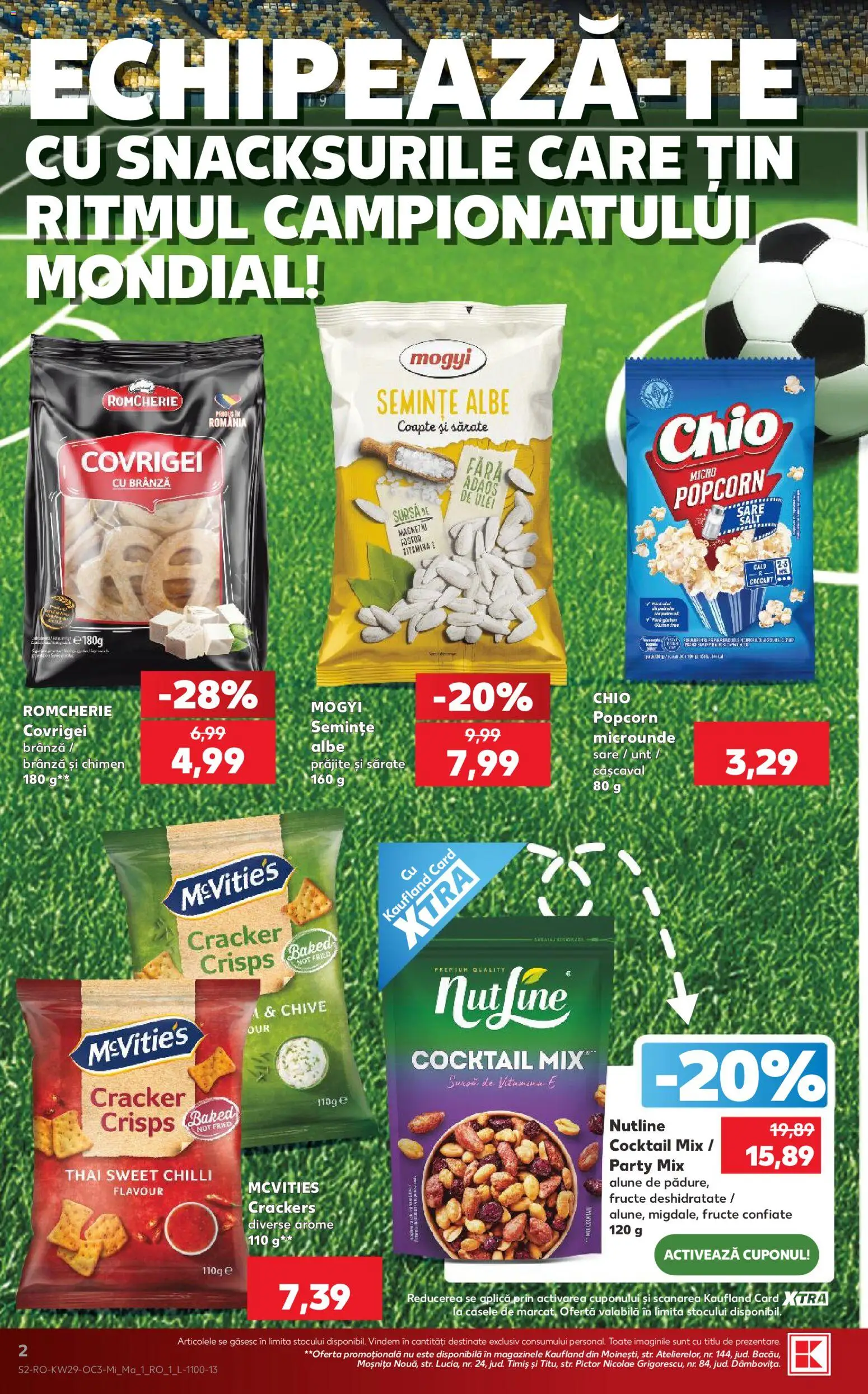 Noul catalog Kaufland – valabil de la 15.07.2026 | Pagină: 2 | Produse: Semințe, Alune, Covrigei, Ulei