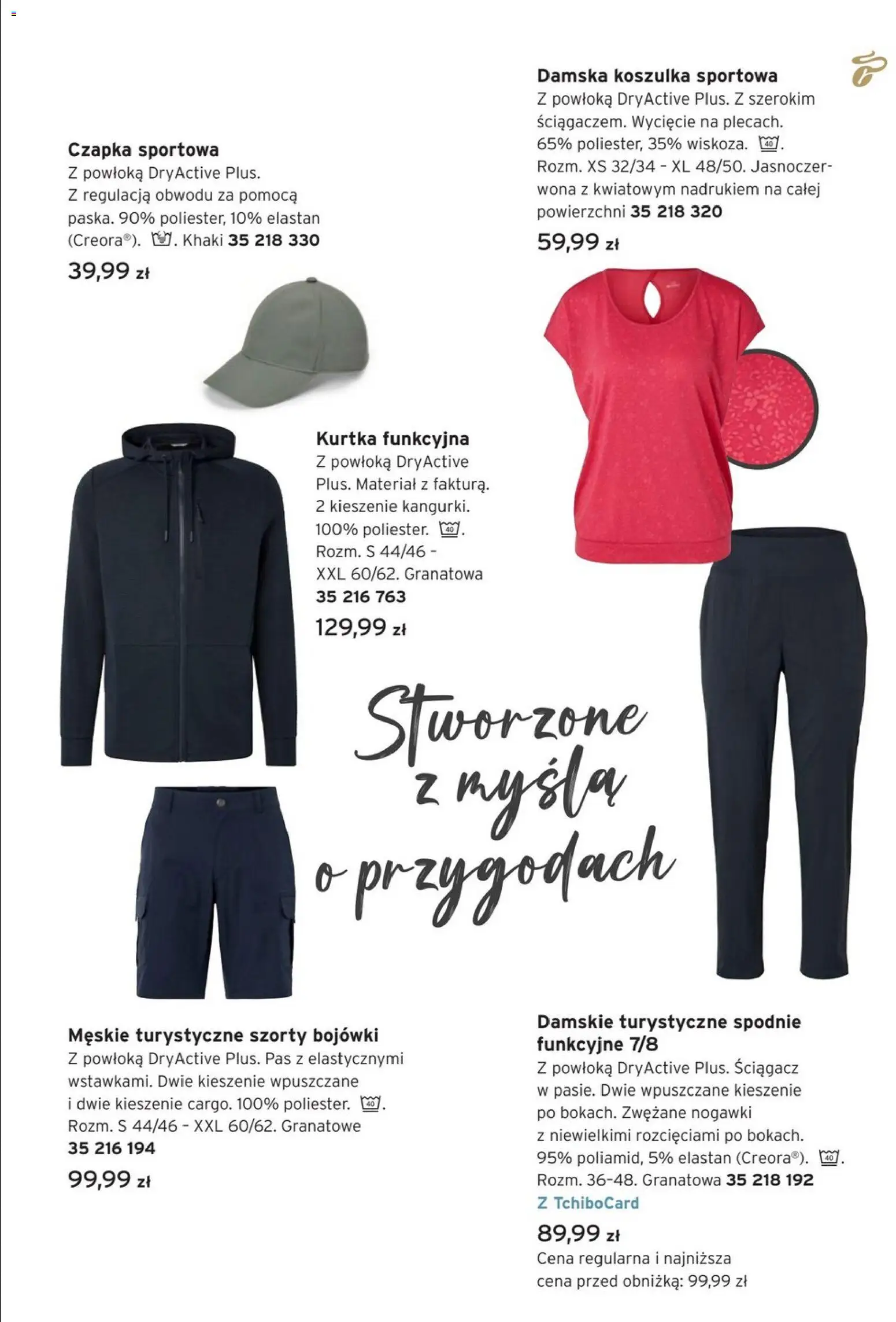 Tchibo promocje od 19.05.2026 | Strona: 3 | Produkty: Szorty, Kurtka, Spodnie, Czapka