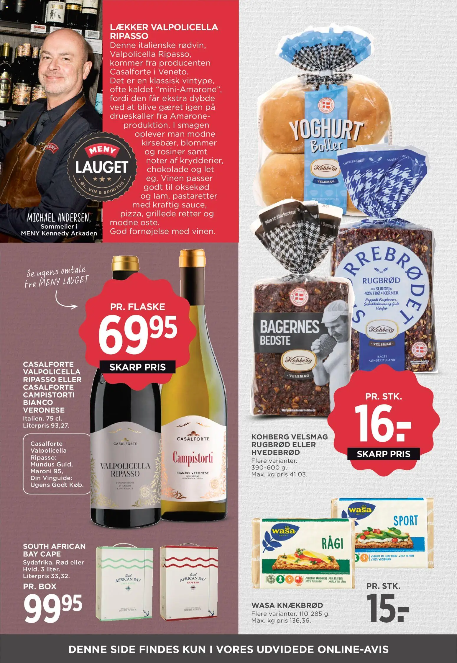 Meny tilbudsavis – gyldig fra 19.06.2026 | Side: 25 | Produkter: Yoghurt, Chokolade, Vin, Oksekød