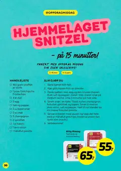 Forhåndsvisning av Grillfest hos Bunnpris gyldig fra 25.04.2026 | Side: 30 | Produkter: Smør, Mel, Kjøttdeig, Topp