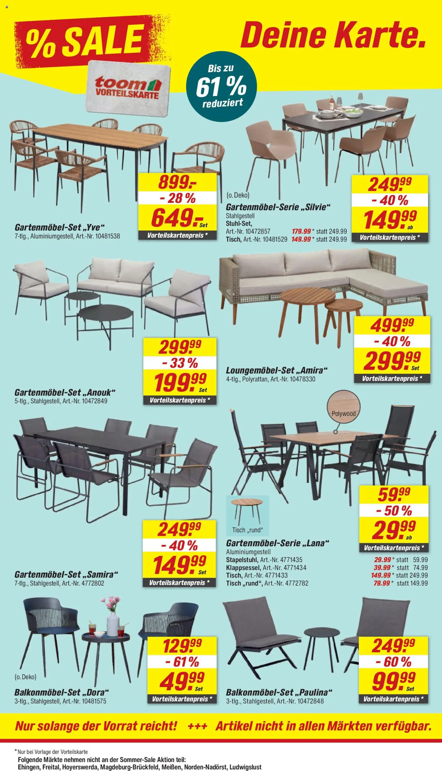 Toom Baumarkt Prospekt – gültig ab 11.07.2026 | Seite: 4 | Produkte: Tisch