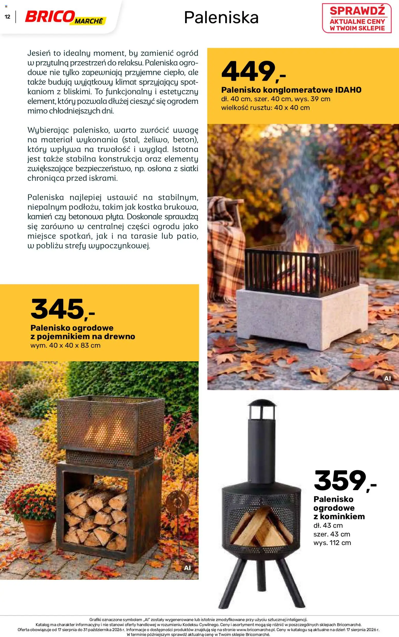 Brico Marché gazetka - Jesienne Inspiracje od 17.08.2026 | Strona: 12