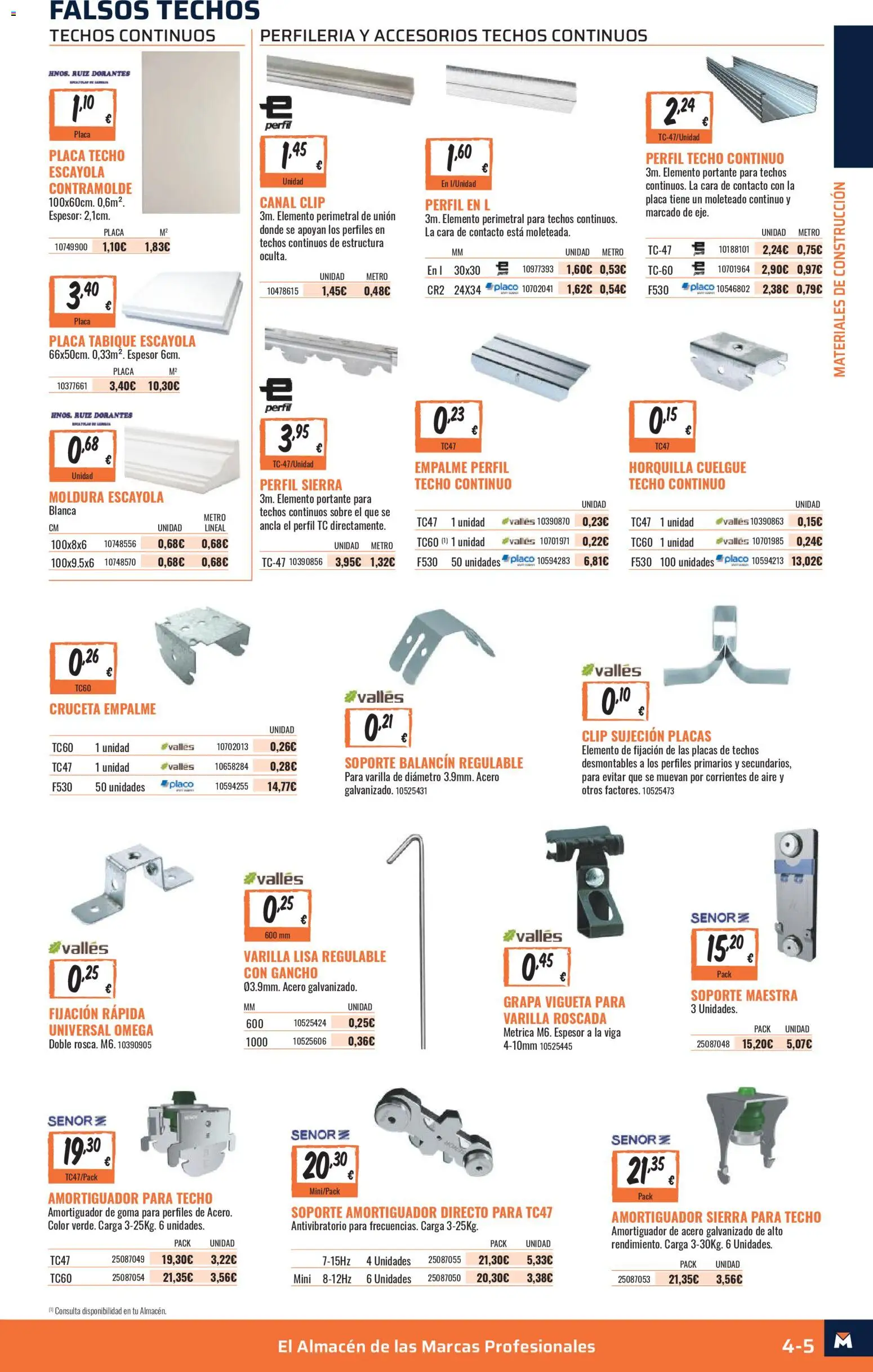Obramat - Reformas Otono Imprenta Almacenes 35 Los Barrios 2026 │ válido desde el 09/10/2026 | Página: 5 | Productos: Horquilla, Omega