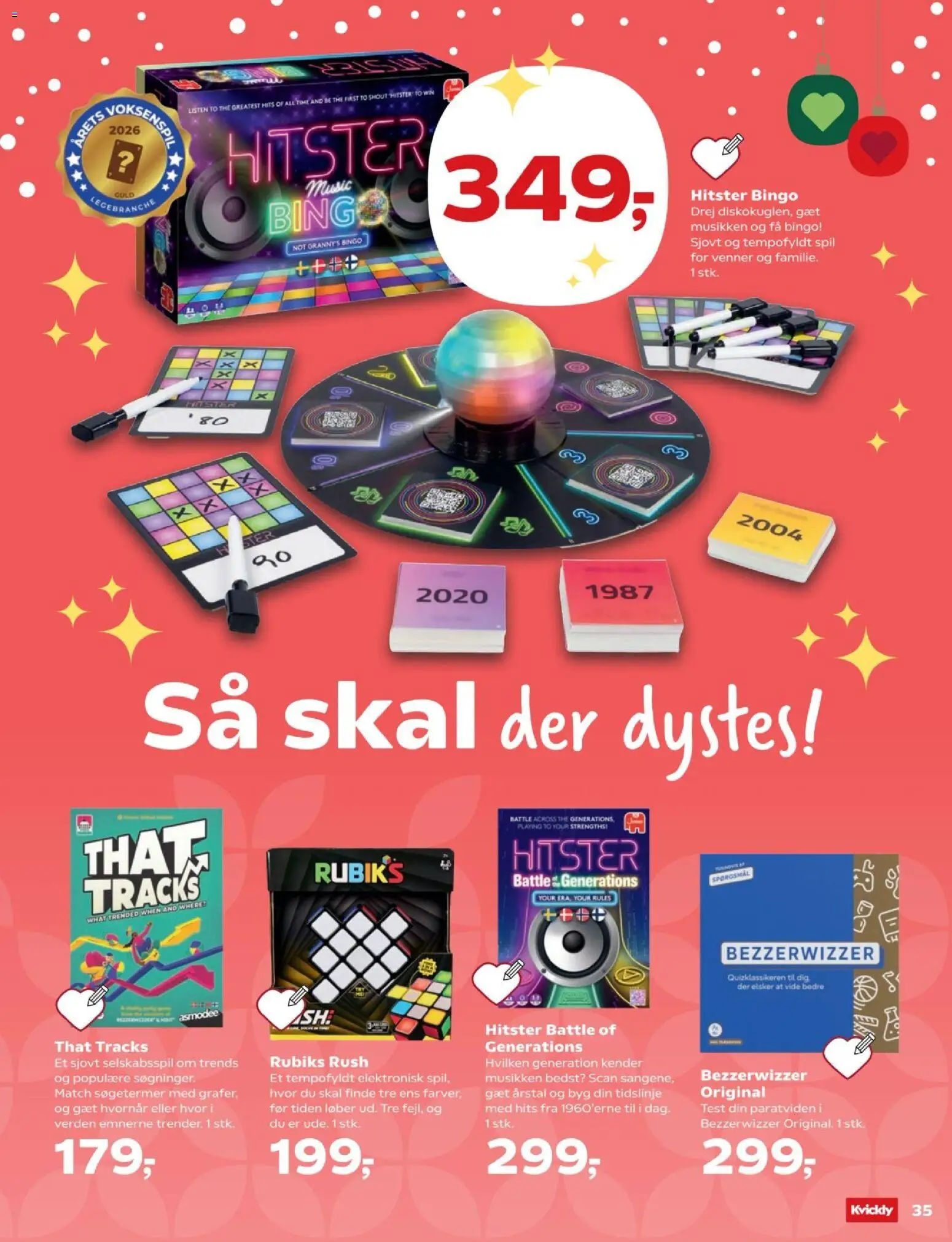 Kvickly tilbudsavis – gyldig fra 09/10/2026 | Side: 35 | Produkter: Spil
