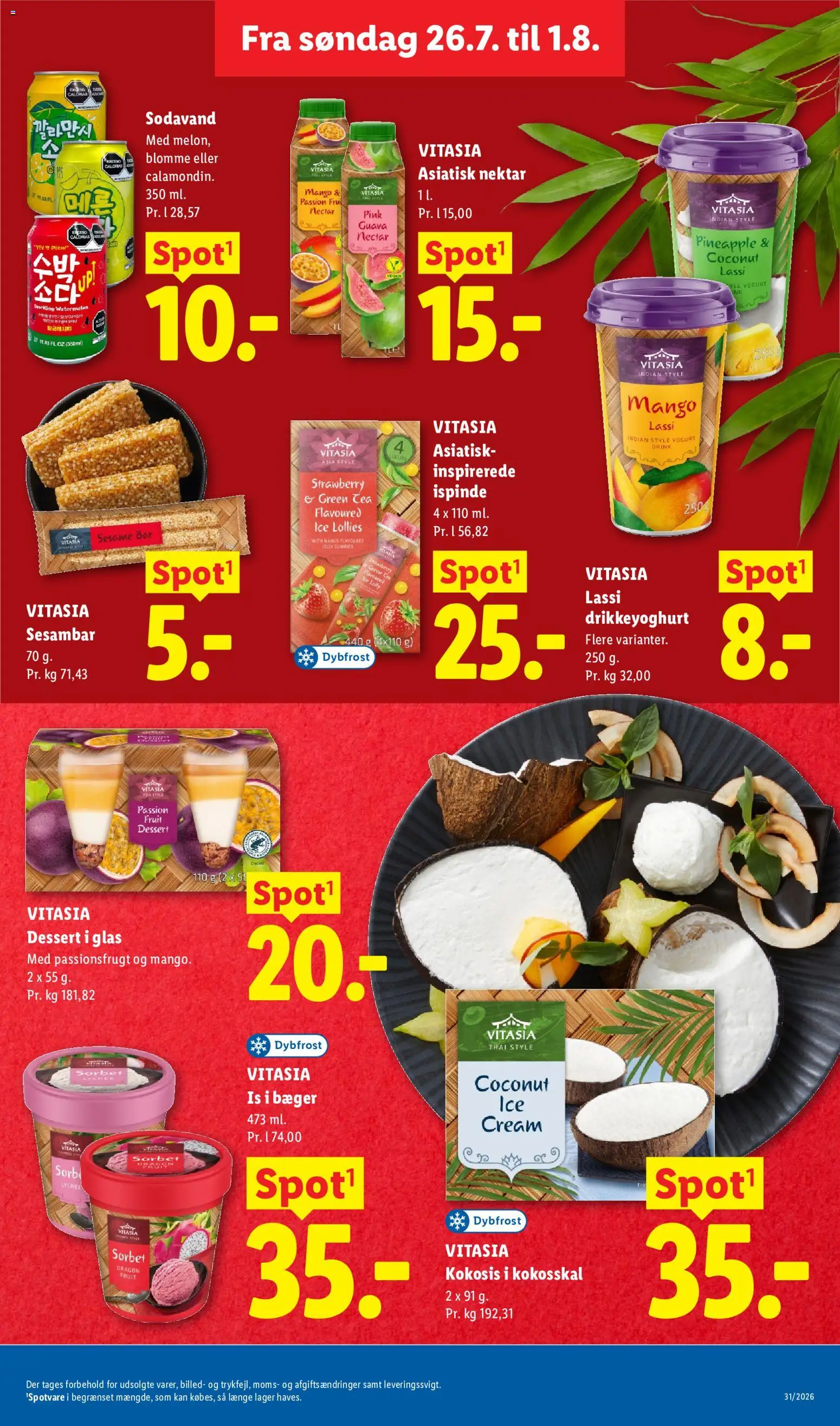 Lidl tilbudsavis – gyldig fra 26/07/2026 | Side: 31 | Produkter: Mango, Is, Søm, Passionsfrugt