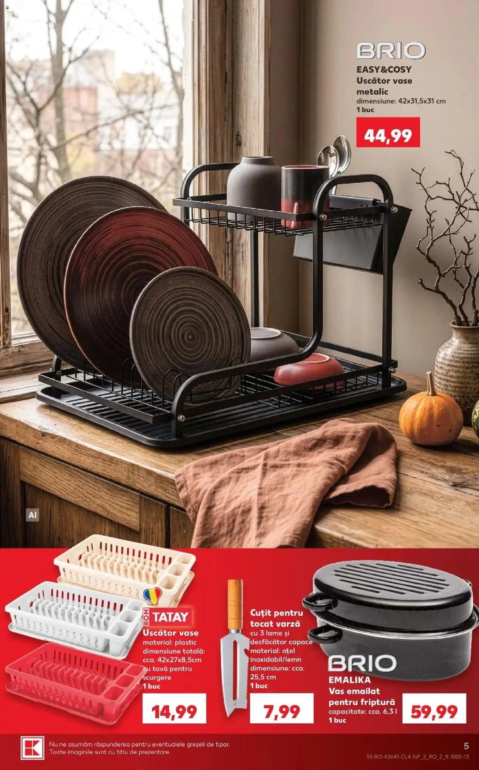 Kaufland Satu Mare 07.10.2026 - Revista si Oferta | Pagină: 5 | Produse: Tava, Vase, Cuțit, Rom