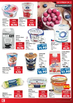 Náhled letáku Z VALAŠSKA Kefírové mléko, nízkotučné různé druhy 450 g od 29.07.2026 | Strana: 21