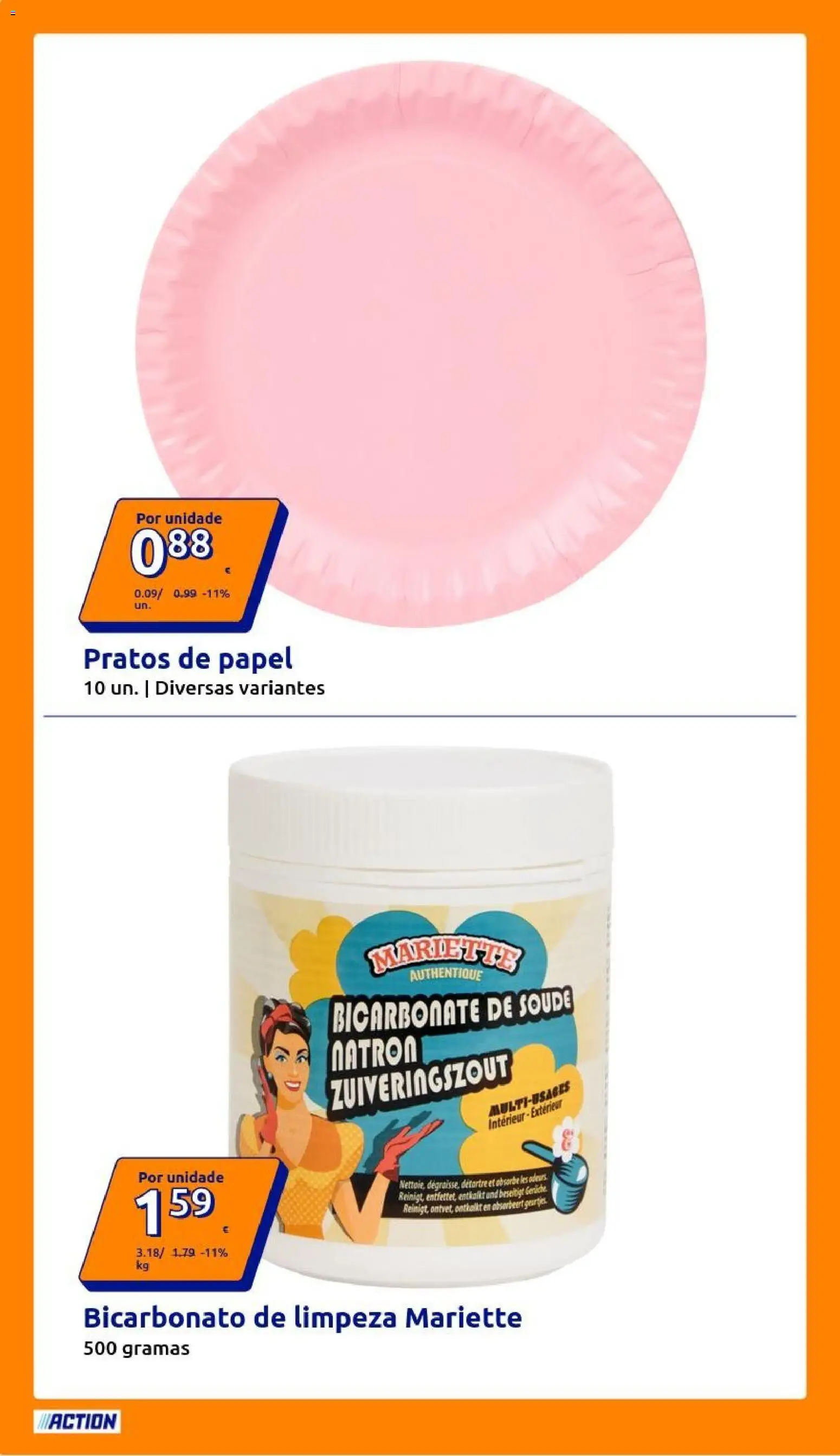 Action folheto │ válido de 10.06.2026 | Página: 4 | Produtos: Pratos, Bicarbonato