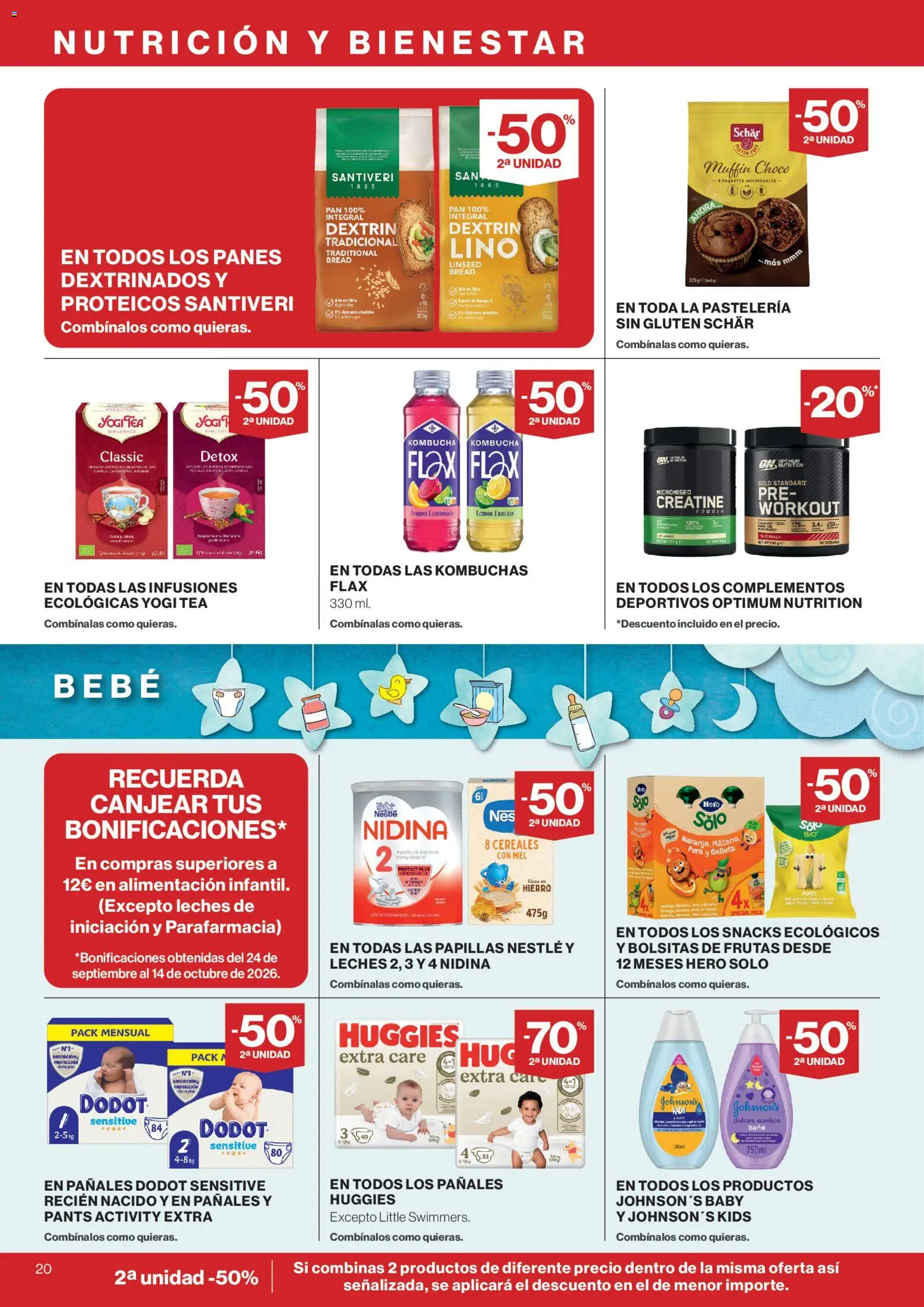 Supercor folleto │ válido desde el 15/10/2026 | Página: 20 | Productos: Miel, Dulces, Baño, Papillas