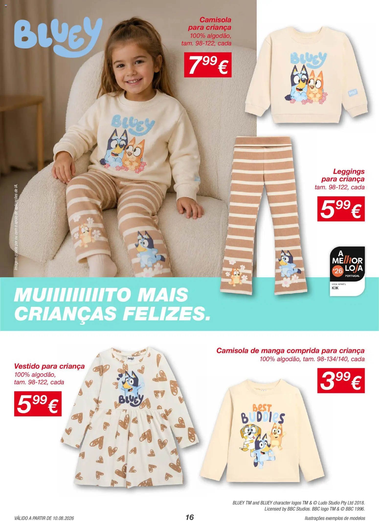 KIK folheto │ válido de 10/08/2026 | Página: 16 | Produtos: Vestido, Manga, Camisola, Leggings