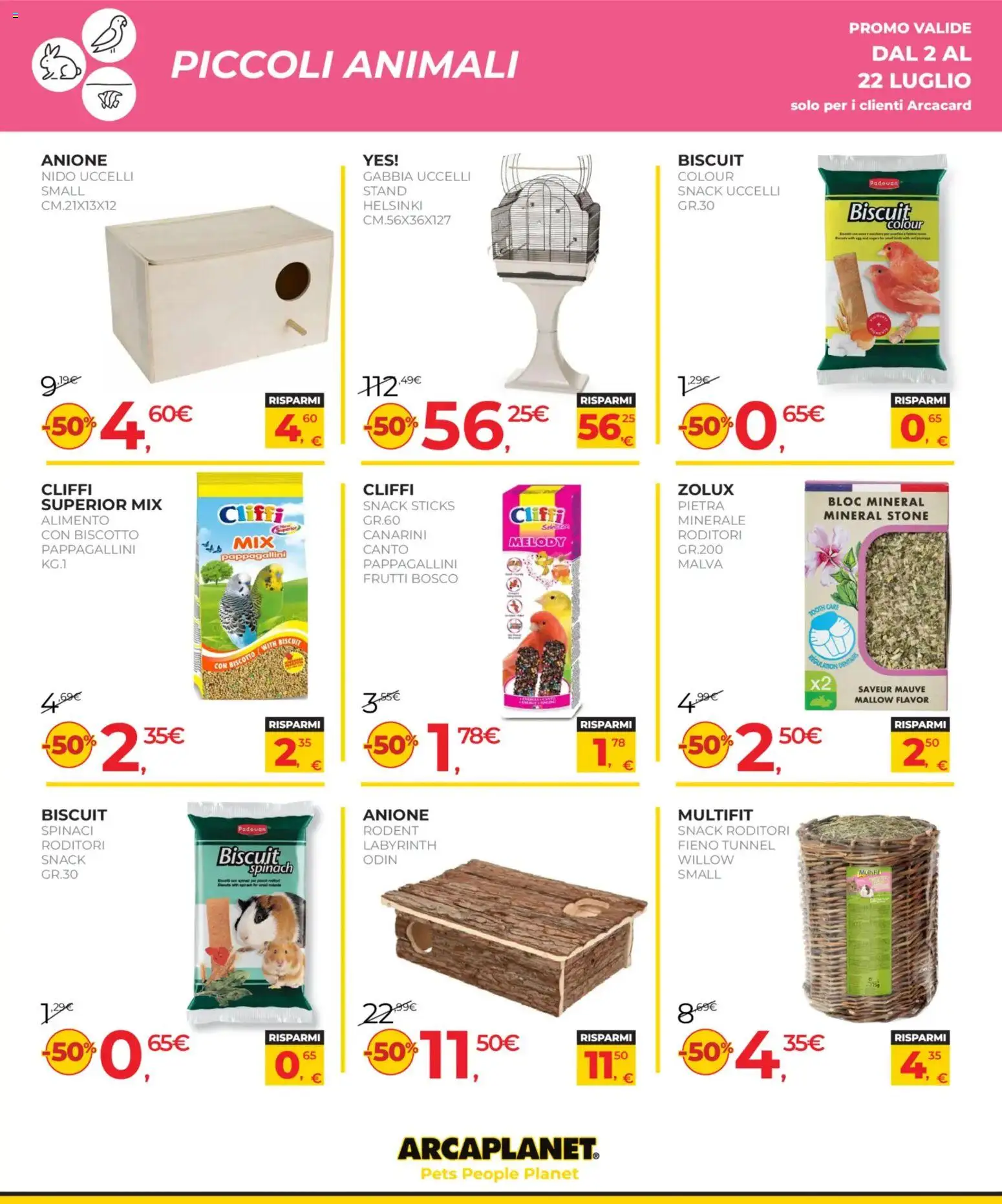 Volantino Arcaplanet del 02/07/2026 | Pagina: 28