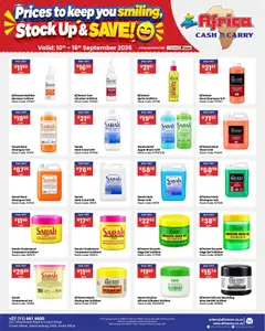 Africa Cash & Carry specials catalogue – valid from 10/09/2026 | Page: 81