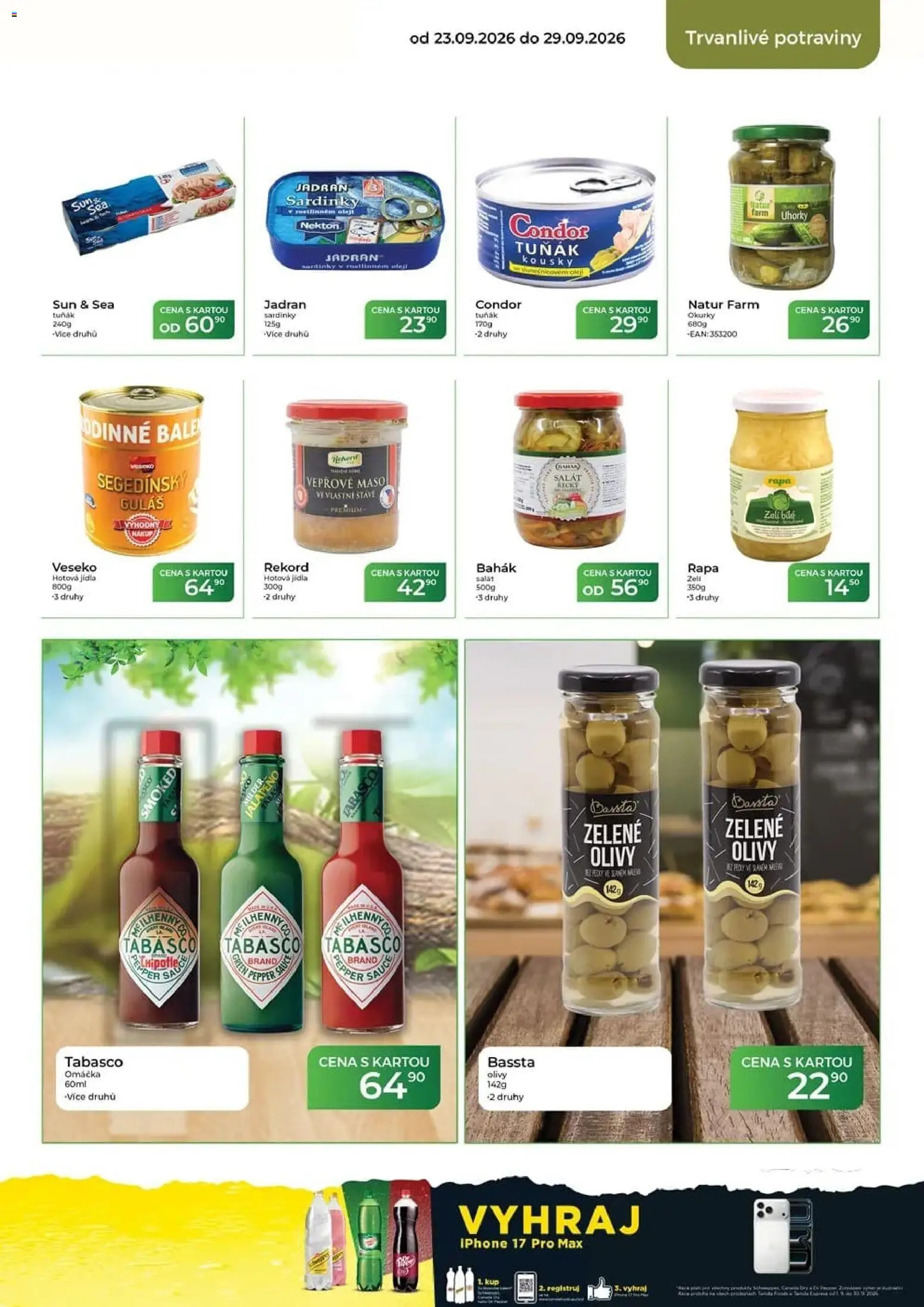 Tamda Foods leták od 23.09.2026 | Strana: 41 | Produkty: Tuňák, Okurky, Potraviny, Guláš