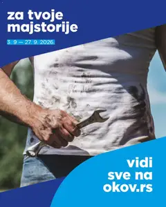 Okov katalog Za tvoje majstorije - pregled Okov kataloga - važi od 03.09.2026