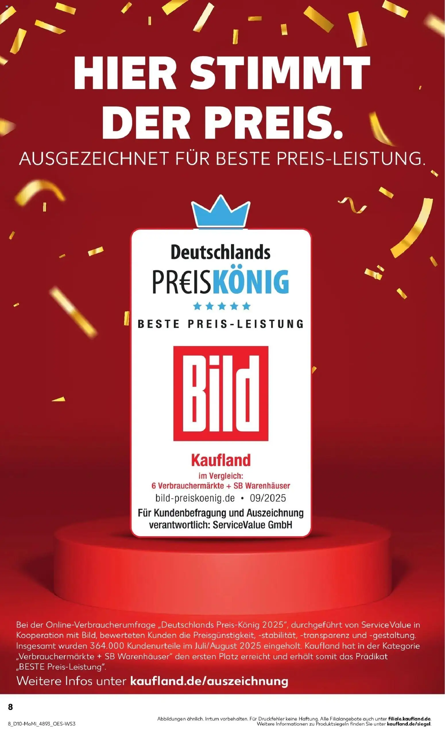 Kaufland Prospekt Lutherstadt Wittenberg	 – gültig ab 02.03.2026 | Seite: 8