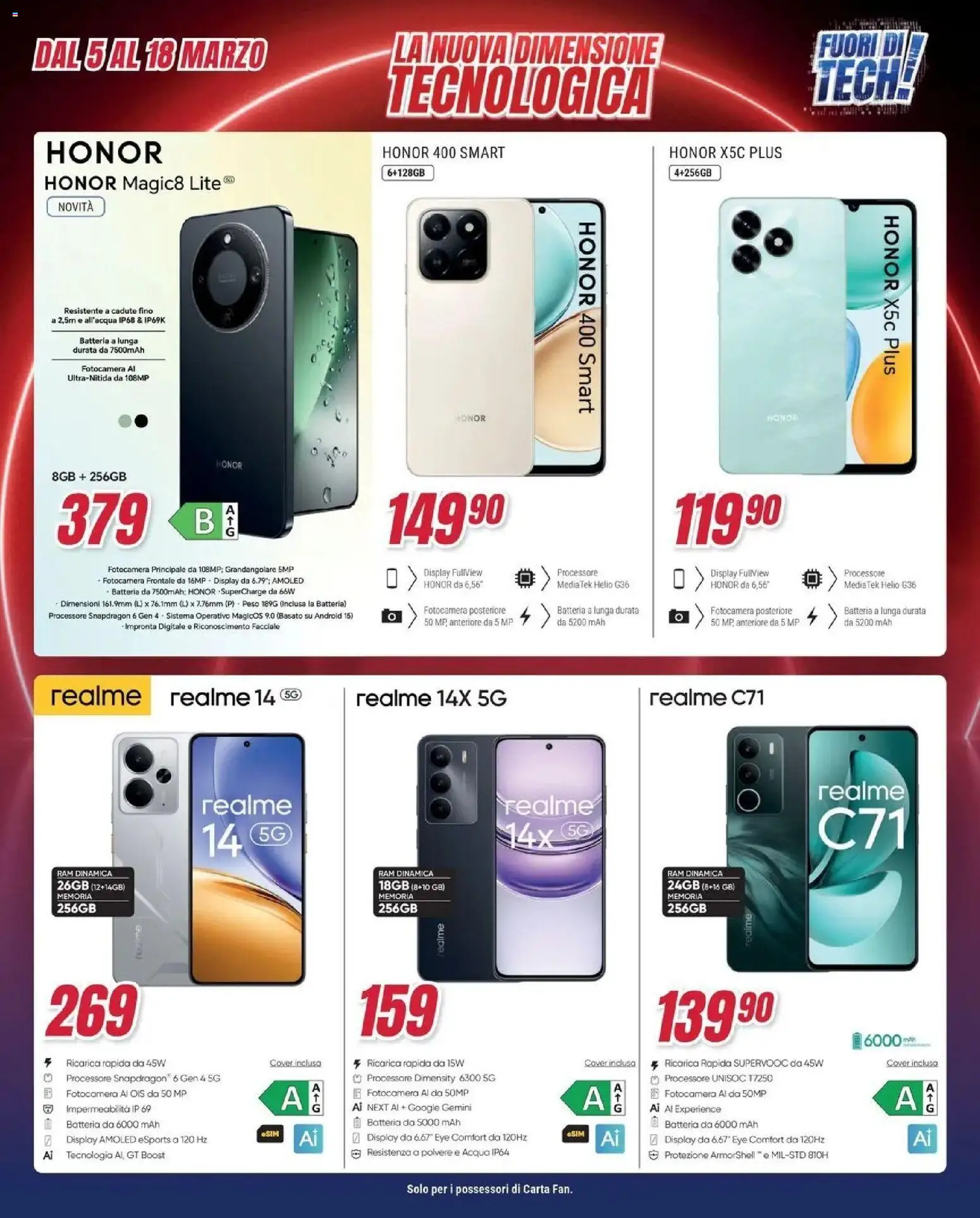 Volantino Trony del 04.03.2026 | Pagina: 33 | Prodotti: Acqua, Fotocamera, Batteria, Batterie
