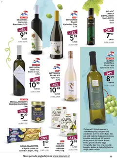 Konzum HR Tematski katalog Vinoteka - amely érvényes a következő dátumtól: 2026.10.12. | Oldal: 15 | Termékek: Monini, Baguette