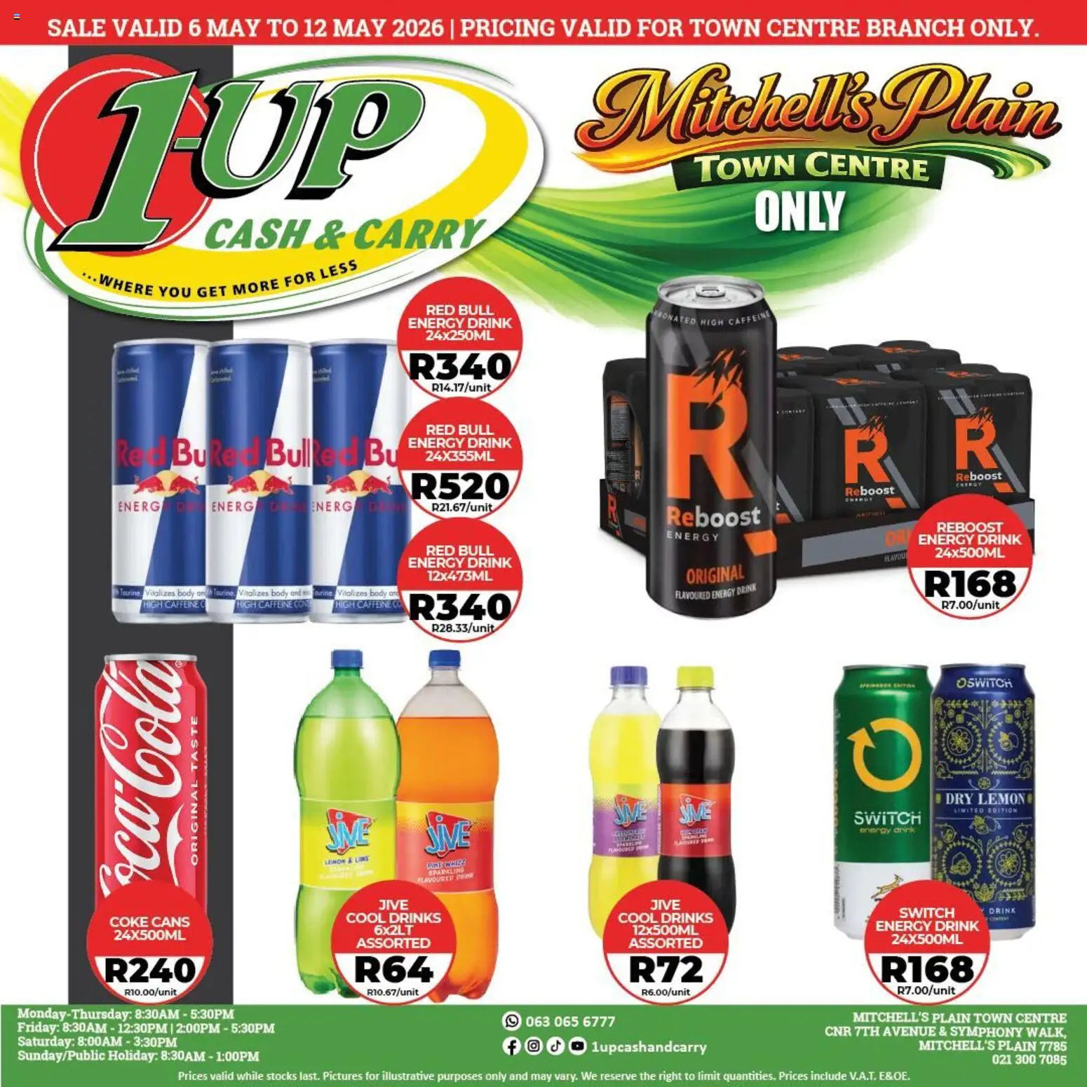 New 1UP Cash & Carry catalogue – valid from 06.05.2026 | Page: 5 | Products: Art, Coke, Switch, Lemon