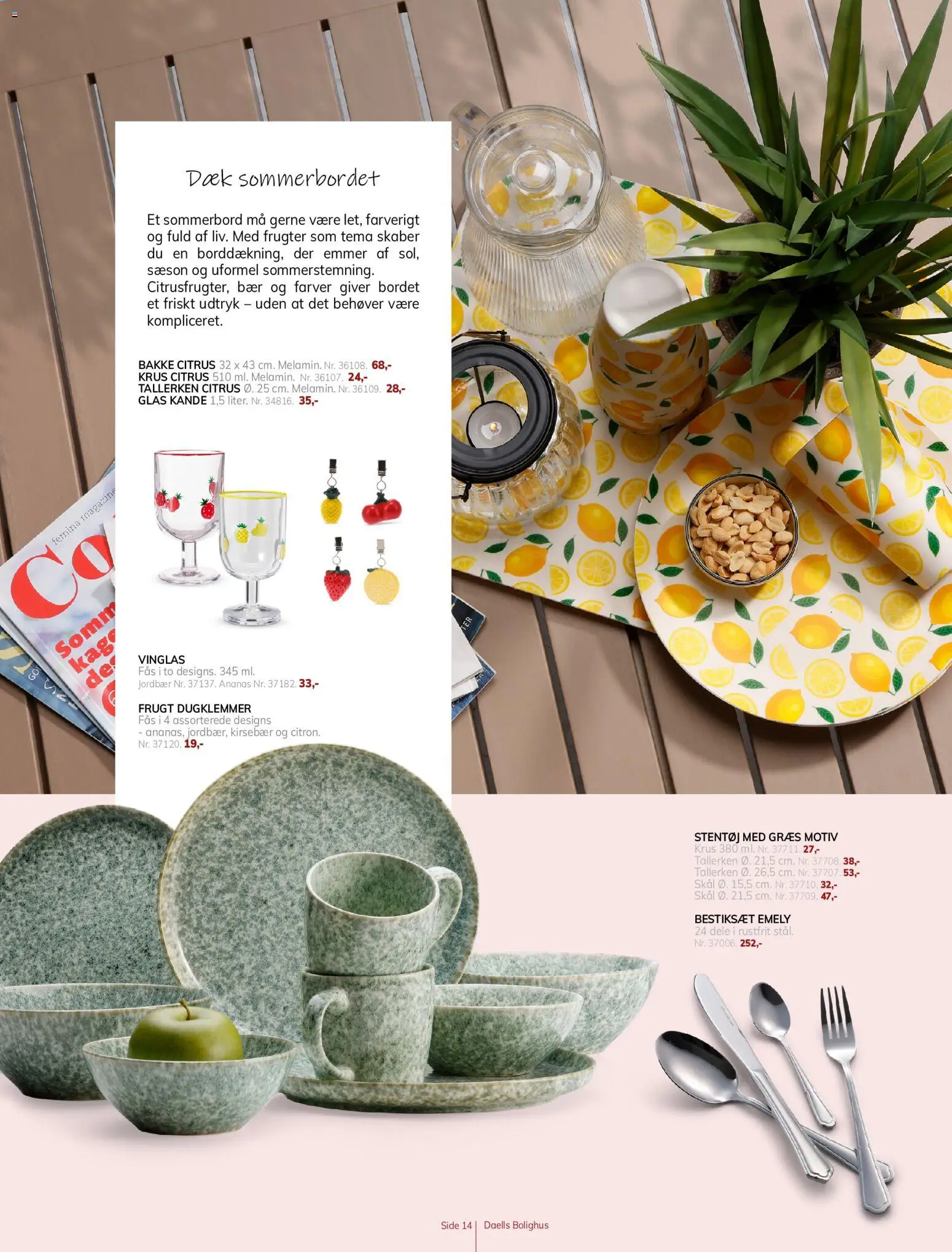 Daells Bolighus tilbudsavis – gyldig fra 19.05.2026 | Side: 14 | Produkter: Ananas, Jordbær, Kirsebær, Søm