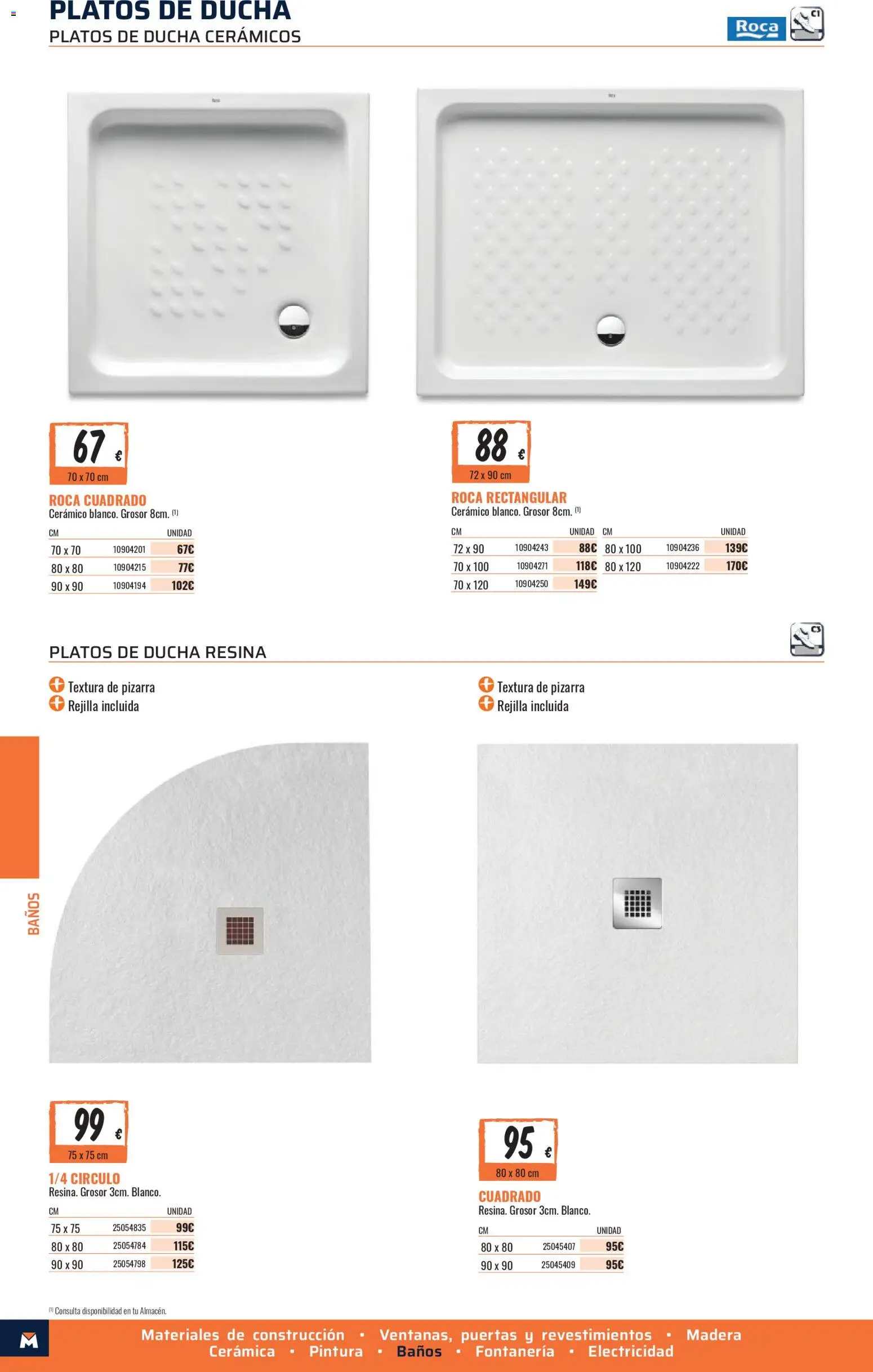 Obramat - Reformas Otono Imprenta Almacenes 38 Pamplona 2026 │ válido desde el 09/10/2026 | Página: 56 | Productos: Ducha, Puertas