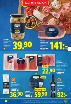 ITALIAMO Salami Spianata Rossa Picante, Salami Spianata Rossa Picante - Förhandsvisning av reklamblad från butik Lidl aktuell från 29/06/2026 | Sida: 10