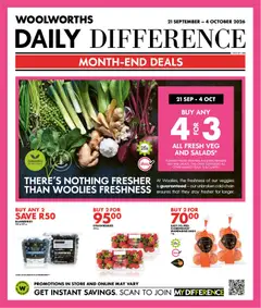 Woolworths specials catalogue – valid from 21/09/2026