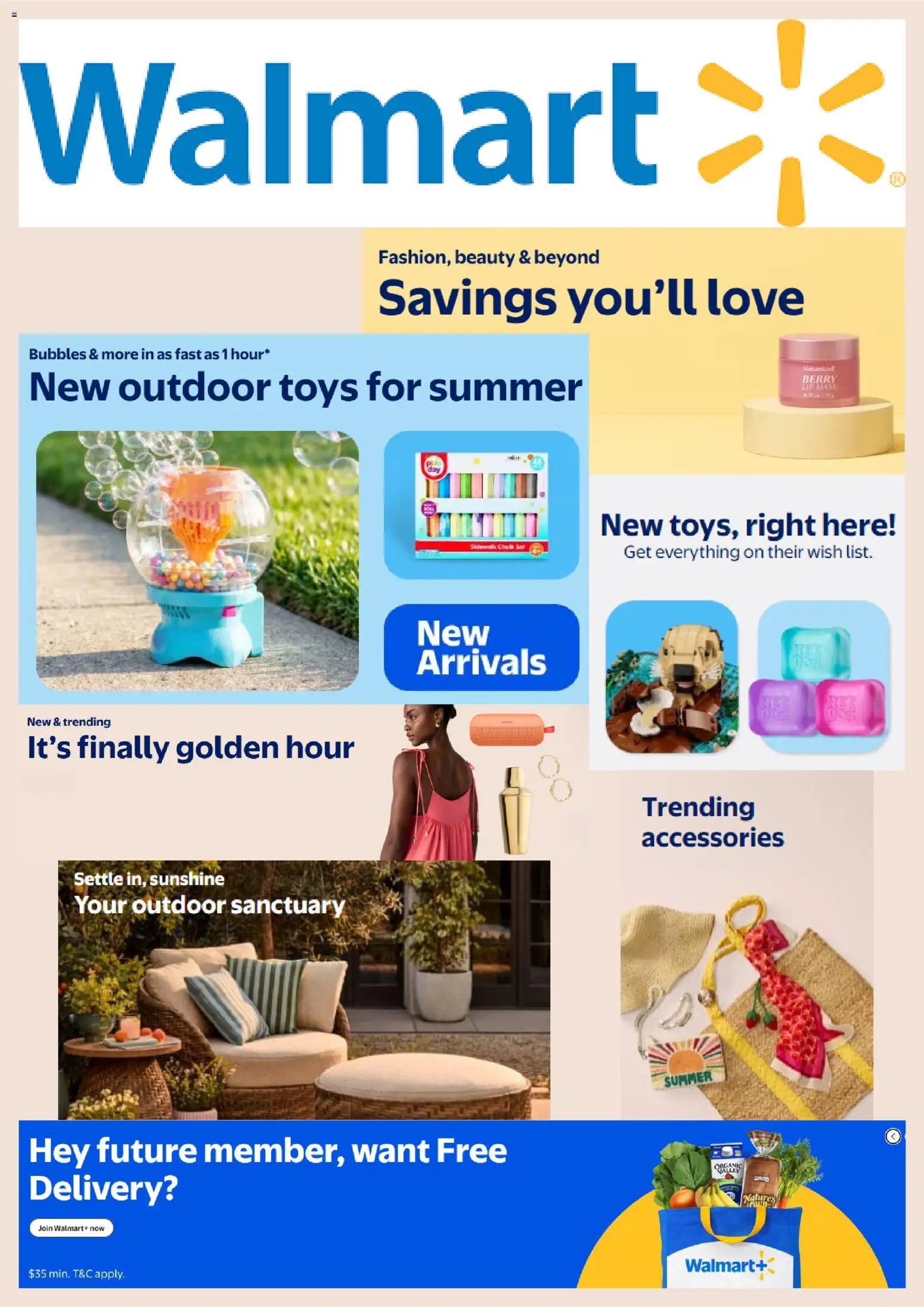 Walmart Catalogue valid from 11.05.2026 | Page: 1 | Products: Gauda, Mask